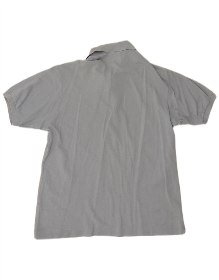 LACOSTE Mens Polo Shirt Size 5 Large Blue Cotton