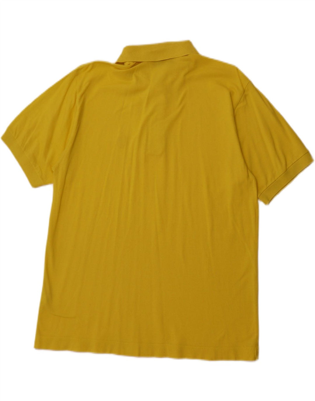 SERGIO TACCHINI Mens Polo Shirt Medium Yellow Cotton