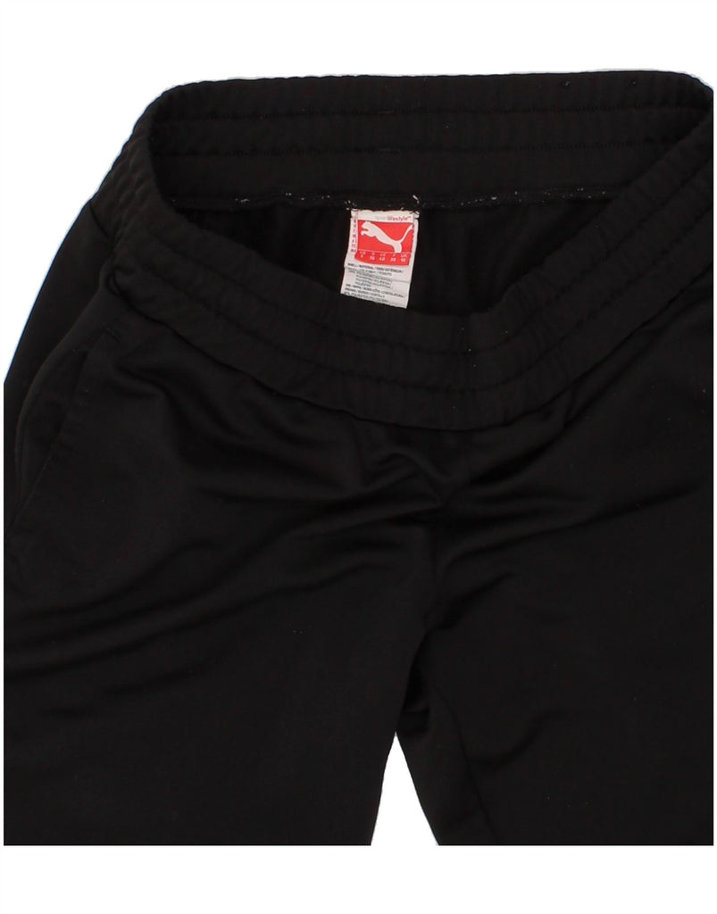 PUMA Womens Tracksuit Trousers Joggers UK 10 Small Black Polyester Vintage Puma and Second-Hand Puma from Messina Hembry 