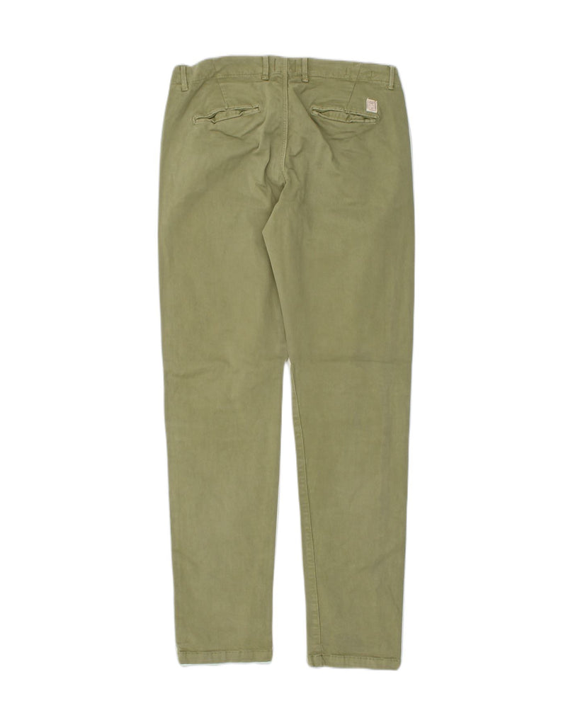 JACK & JONES Mens Tapered Regular Fit Chino Trousers W34 L34  Khaki Cotton | Vintage Jack & Jones | Thrift | Second-Hand Jack & Jones | Used Clothing | Messina Hembry 