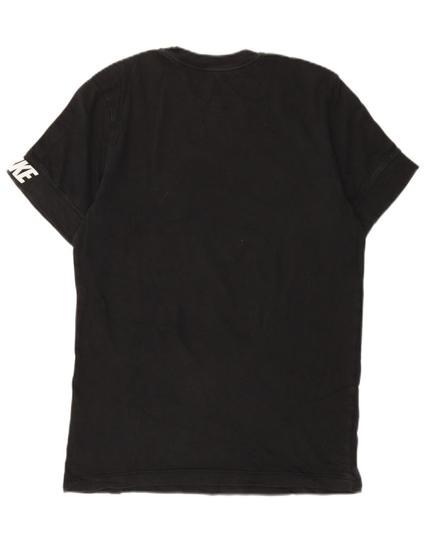 Nike Mens Graphic T-Shirt Top Small Black Cotton