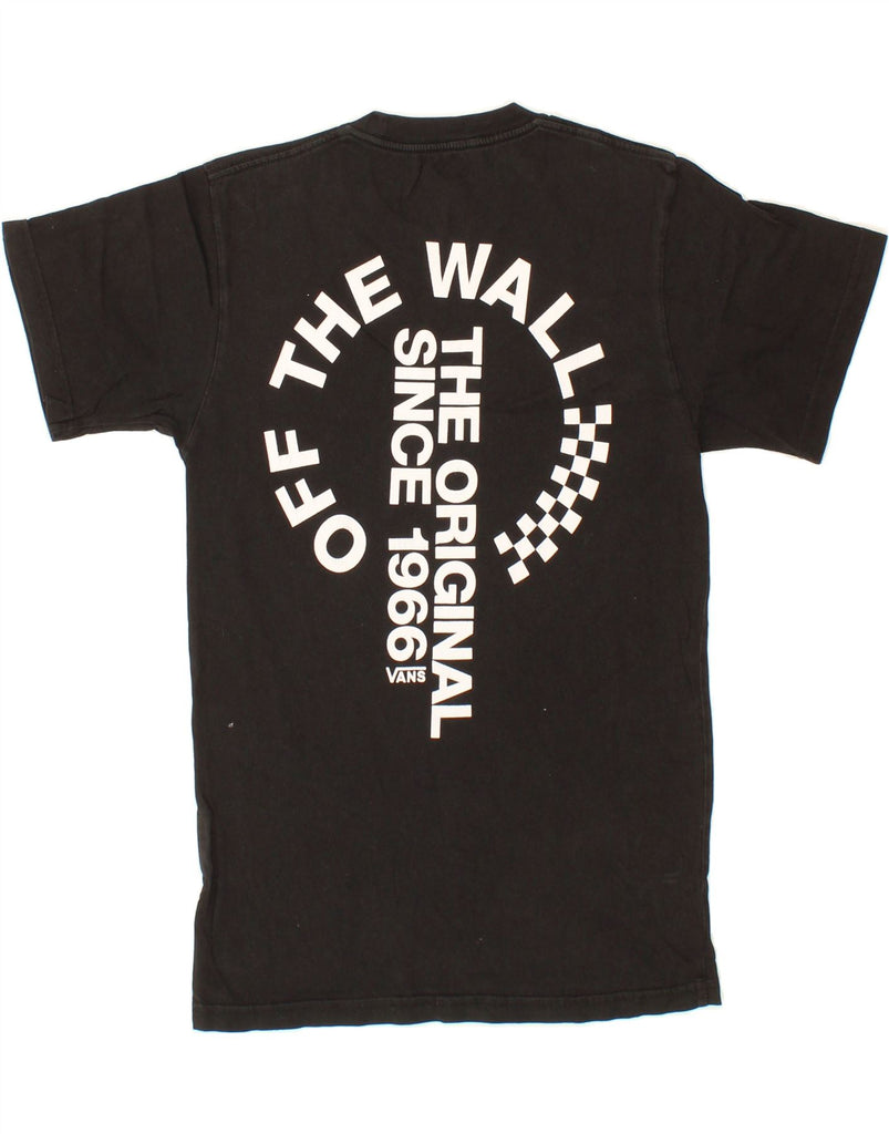 VANS Mens Classic Fit Graphic T-Shirt Top XS Black Vintage Vans and Second-Hand Vans from Messina Hembry 
