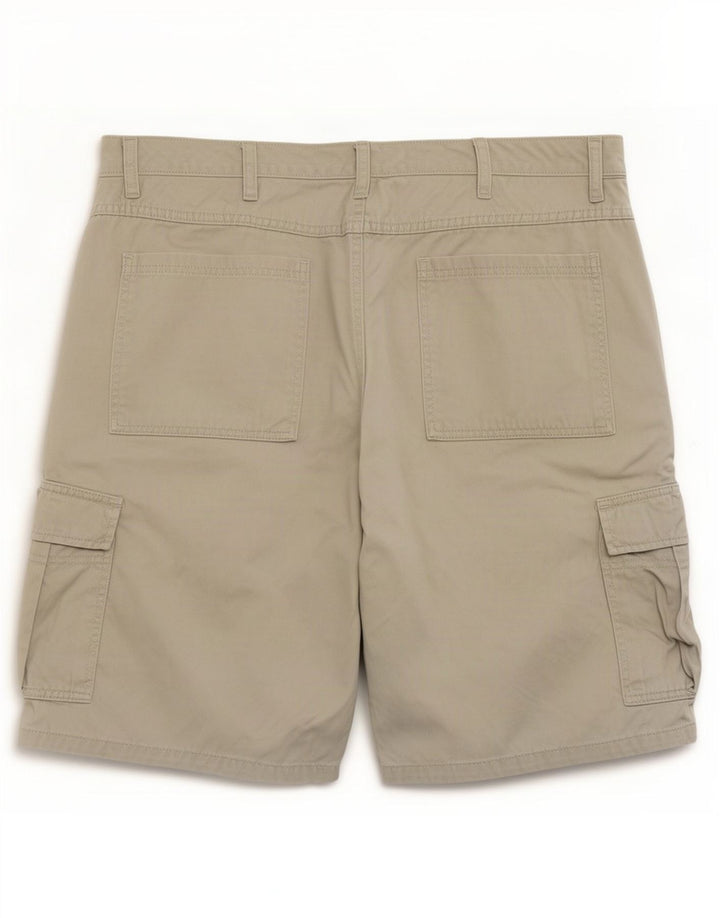 Wrangler Mens Cargo Shorts Large W36 Grey Cotton