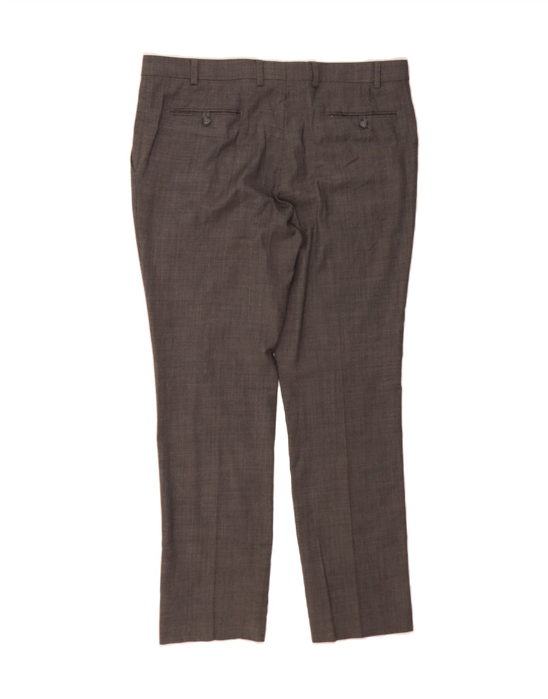 PENGUIN Mens Slim Suit Trousers W38 L32 Grey Wool Vintage Penguin and Second-Hand Penguin from Messina Hembry 