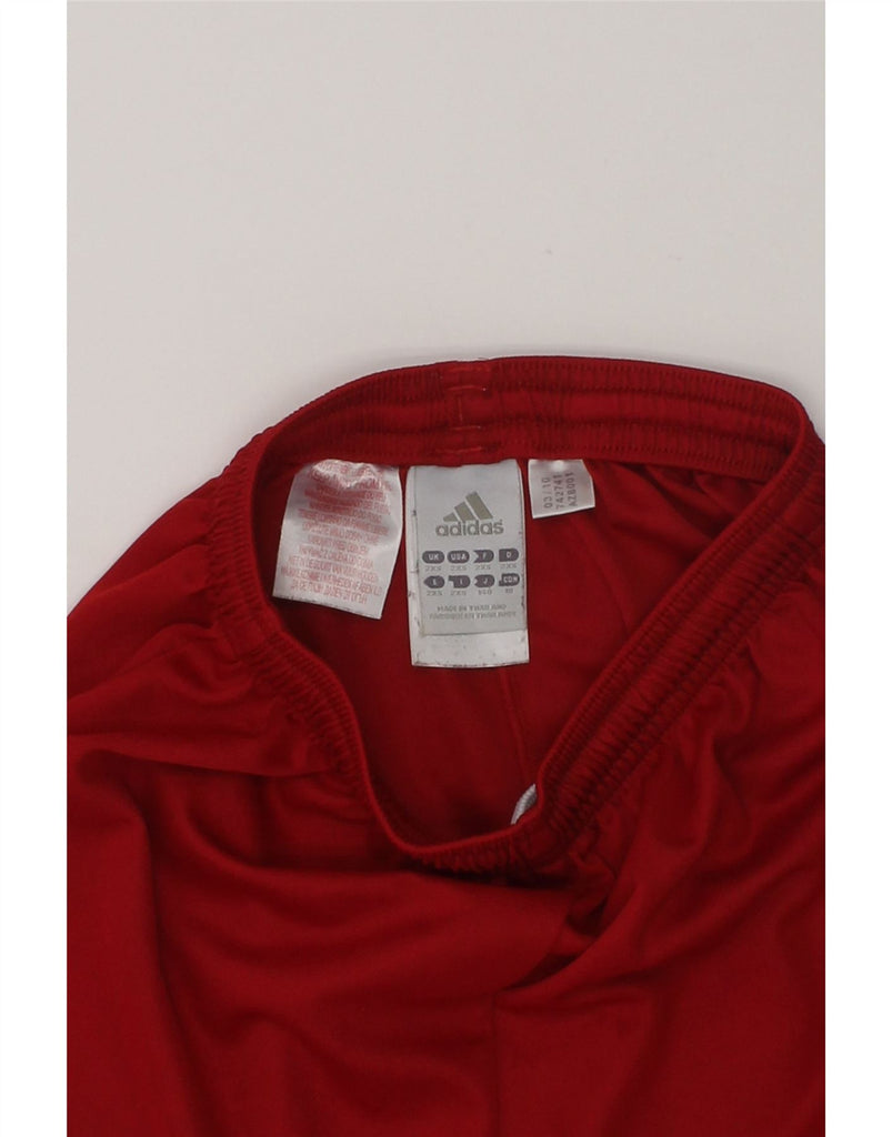 ADIDAS Boys Sport Shorts 4-5 Years 2XS Red Polyester | Vintage Adidas | Thrift | Second-Hand Adidas | Used Clothing | Messina Hembry 