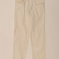 MASSIMO DUTTI Womens Tapered Jeans W28 L25 Off White Cotton Vintage Massimo Dutti and Second-Hand Massimo Dutti from Messina Hembry 