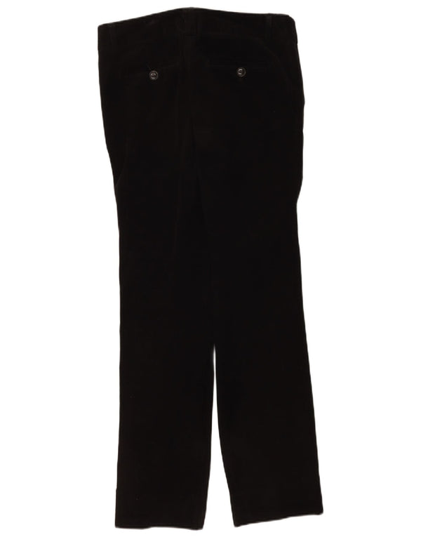 Zara Womens Straight Corduroy Trousers EU 38 Small W28 L30 Black