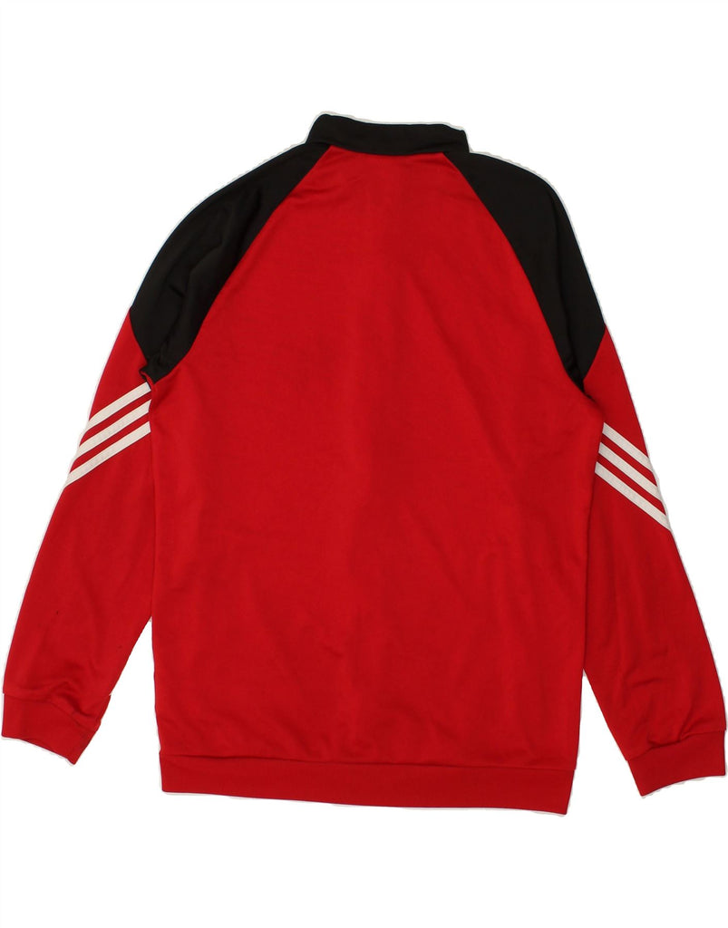 ADIDAS Mens Tracksuit Top Jacket Large Red Colourblock Polyester | Vintage Adidas | Thrift | Second-Hand Adidas | Used Clothing | Messina Hembry 