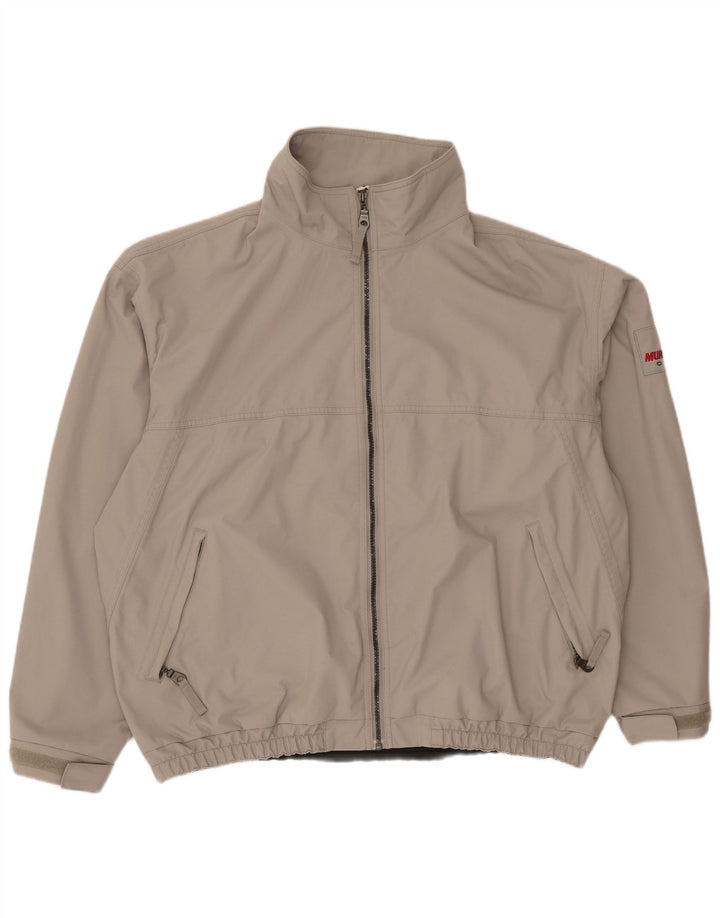 Murphy & Nye Mens Rain Jacket UK 42 XL Grey Nylon