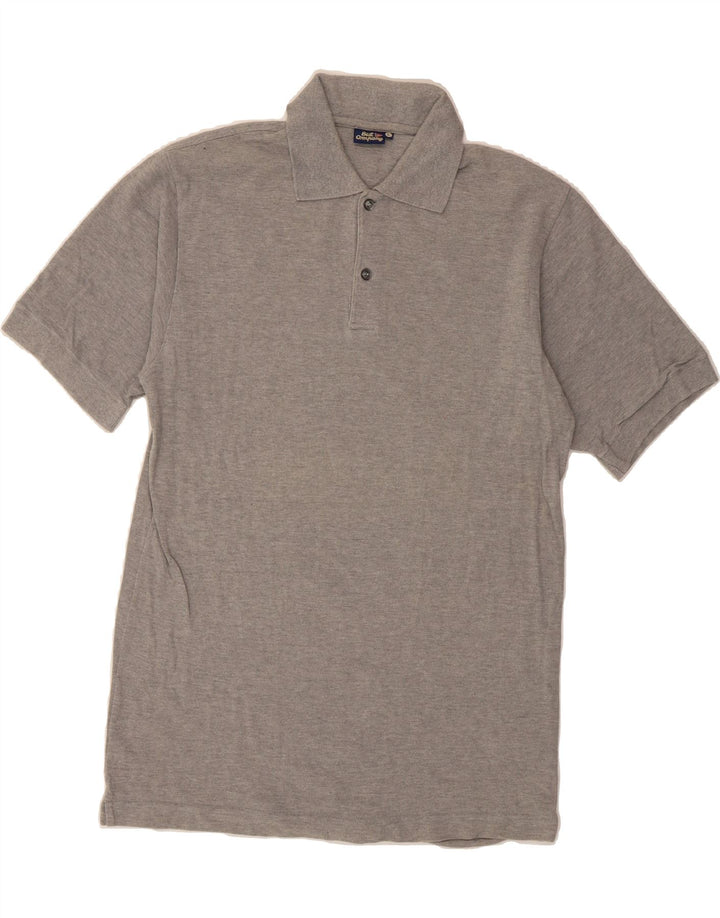 BEST COMPANY Mens Polo Shirt Large Grey Cotton Vintage Best Company and Second-Hand Best Company from Messina Hembry 