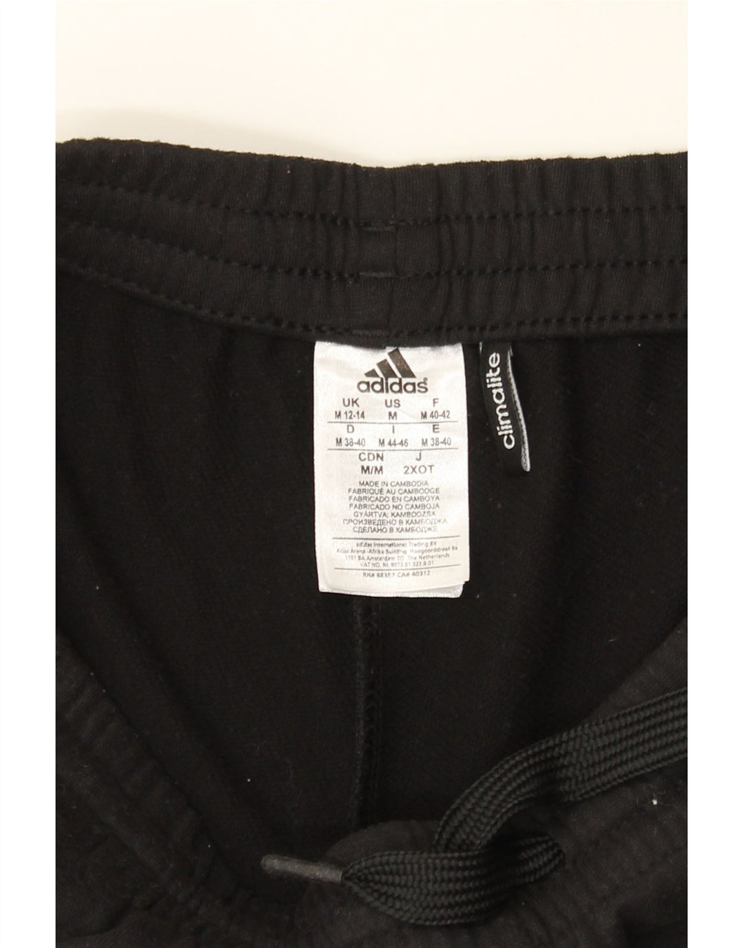 ADIDAS Womens Climalite Tracksuit Trousers UK 12/14 Medium  Black Vintage Adidas and Second-Hand Adidas from Messina Hembry 