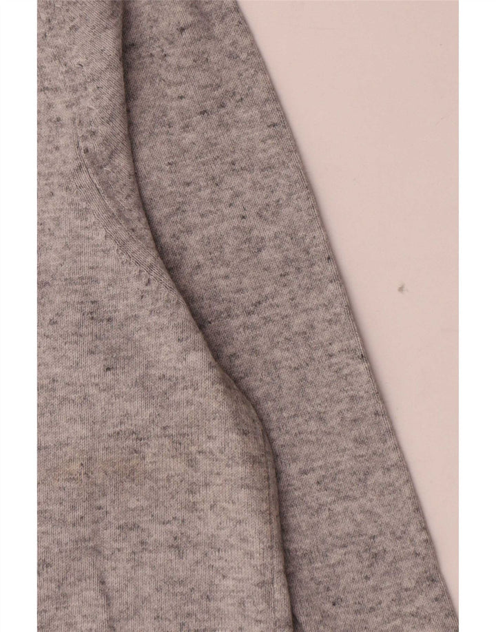 Marks & Spencer Mens Crew Neck Jumper Sweater Medium Grey Flecked Cotton
