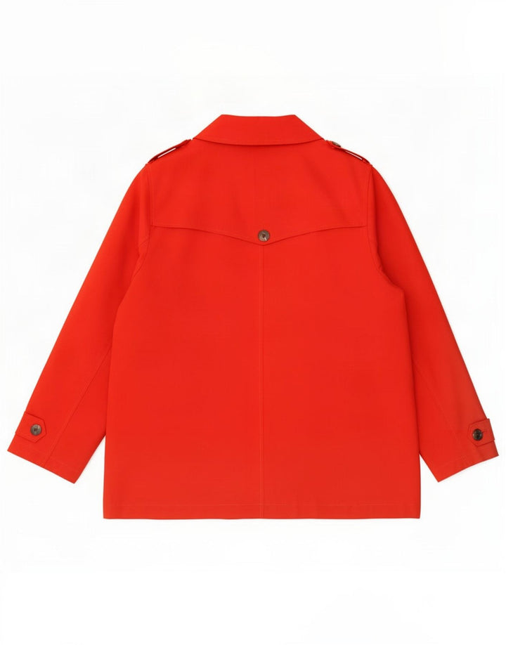 Marks & Spencer Womens Short Trench Coat UK 22 3XL Red Polyester