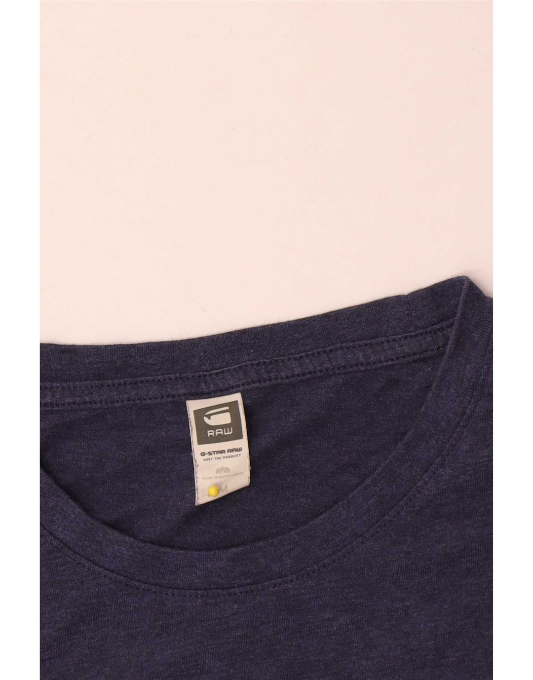 G-Star Mens T-Shirt Top Medium Navy Blue Cotton