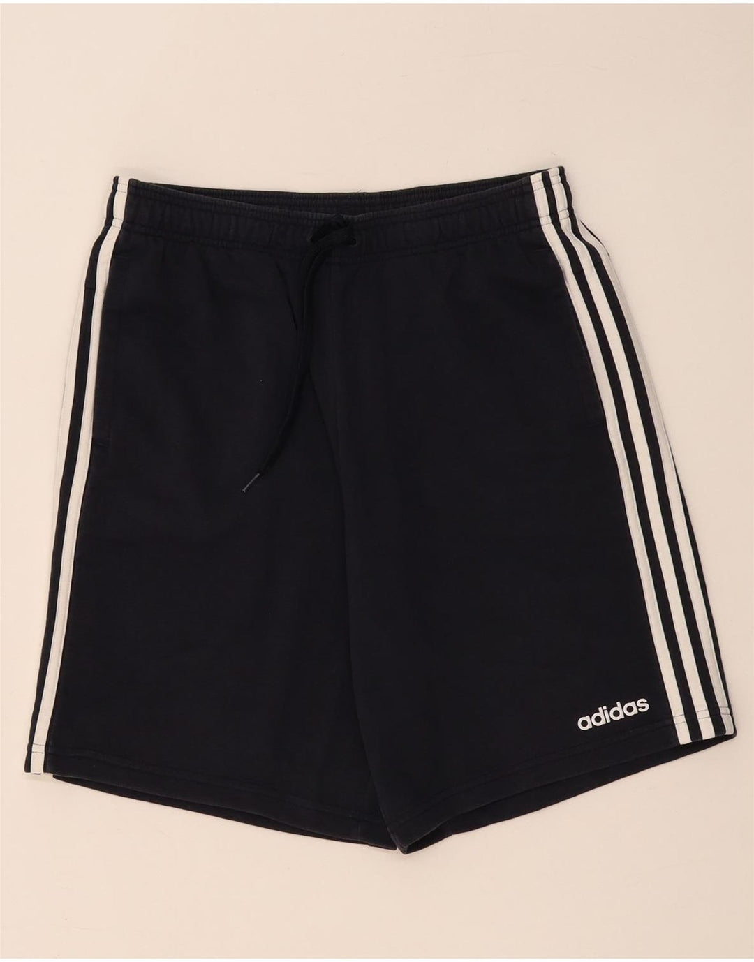 Adidas Mens Sport Shorts Large  Navy Blue Cotton