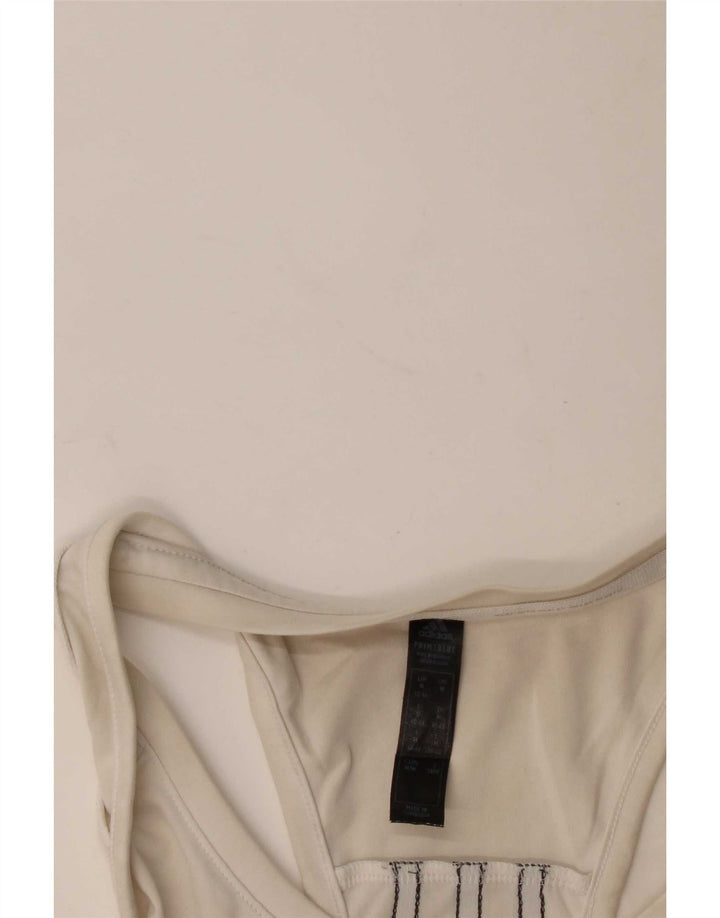 Adidas Womens Aeroready Vest Top UK 12/14 Medium White