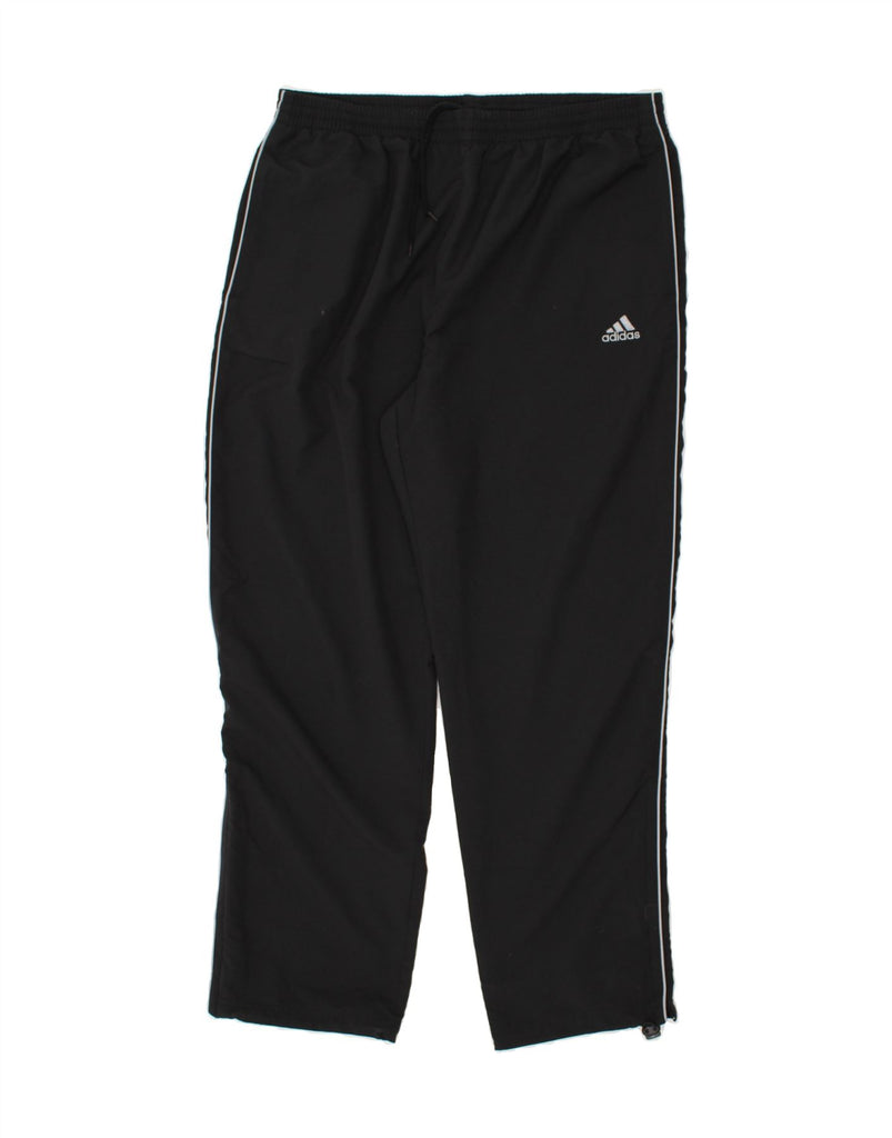 ADIDAS Mens Tracksuit Trousers UK 48/50 XL Black Polyester | Vintage Adidas | Thrift | Second-Hand Adidas | Used Clothing | Messina Hembry 