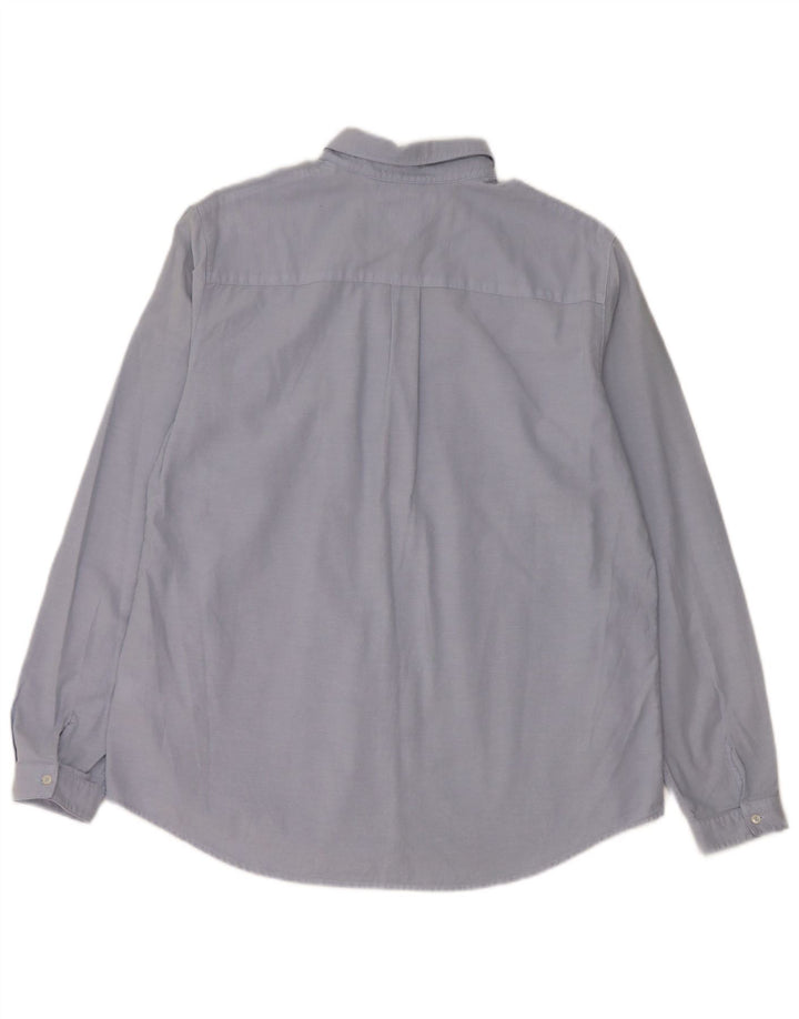 TOMMY HILFIGER Womens Regular Fit Shirt US 10 Large Blue Cotton