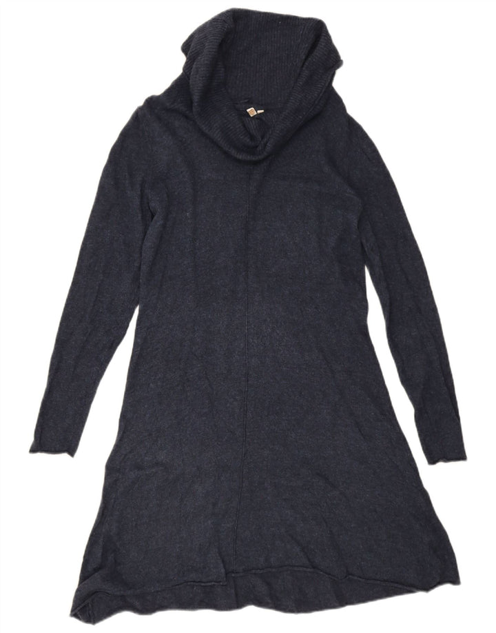 White Stuff Womens Jumper Dress UK 14 Medium Navy Blue Viscose