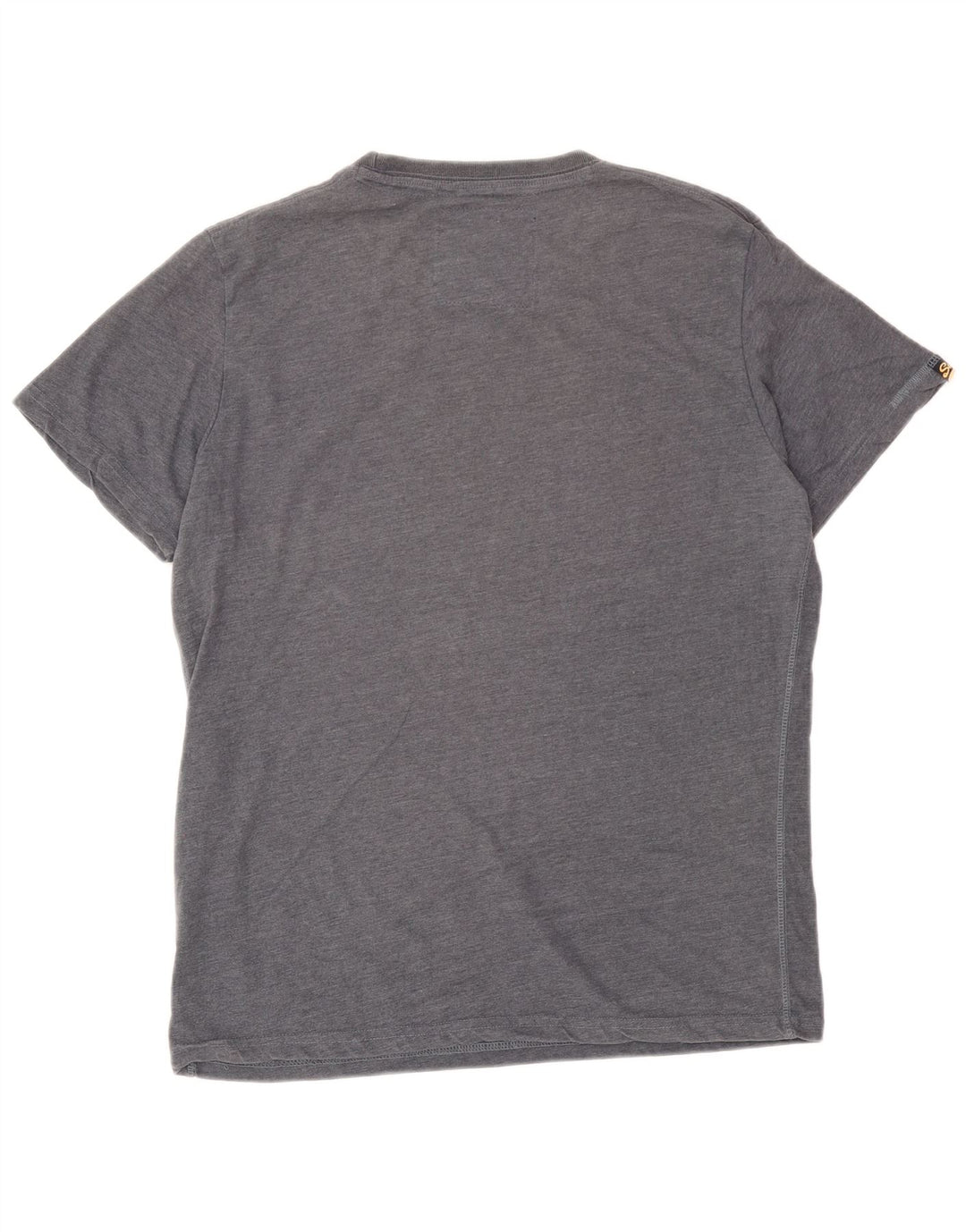 Superdry Mens Graphic T-Shirt Top Medium Grey Cotton
