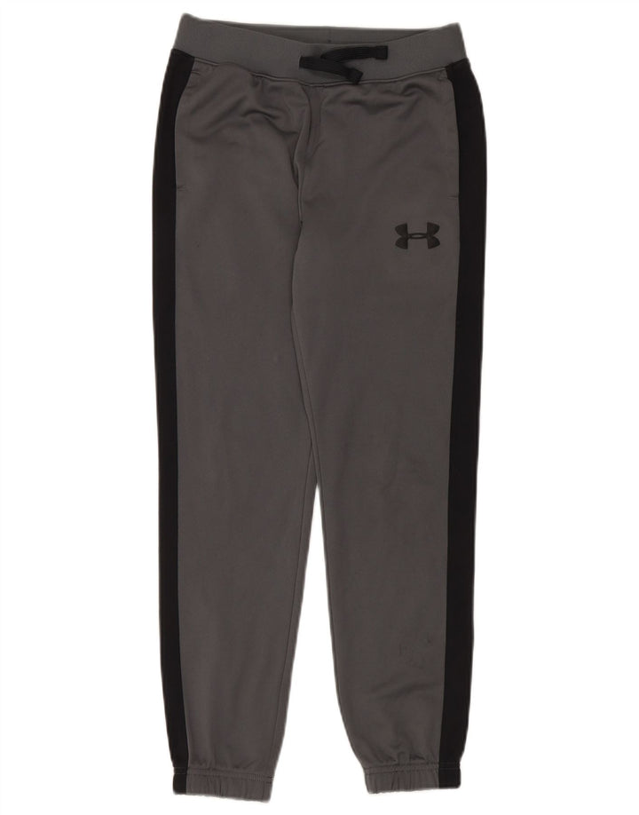 Under Armour Boys Tracksuit Trousers Joggers 9-10 Years Medium Grey
