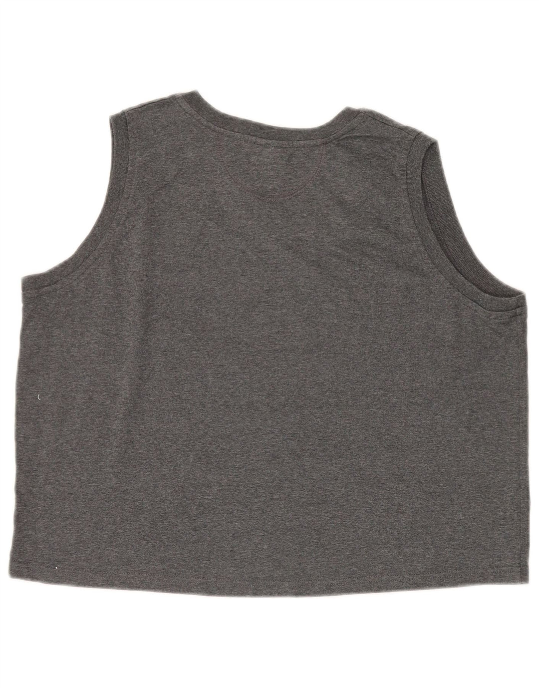 RUSSELL ATHLETIC Womens Vest Top UK 16 Large Grey Cotton