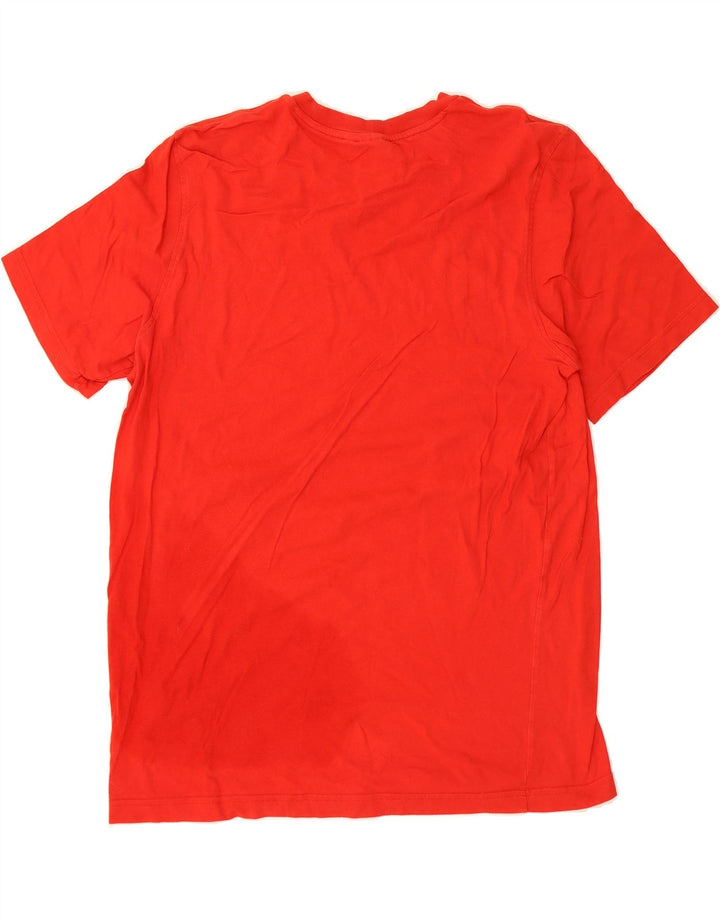 ADIDAS Mens Graphic T-Shirt Top Large Red Cotton Vintage Adidas and Second-Hand Adidas from Messina Hembry 