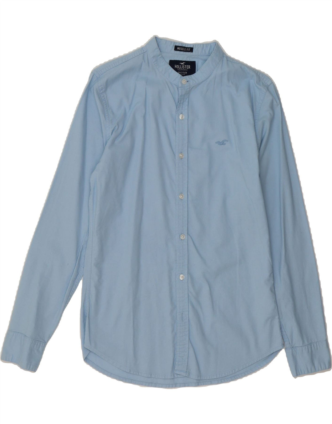 HOLLISTER Mens Muscle Shirt Small Blue Cotton Vintage Hollister and Second-Hand Hollister from Messina Hembry 