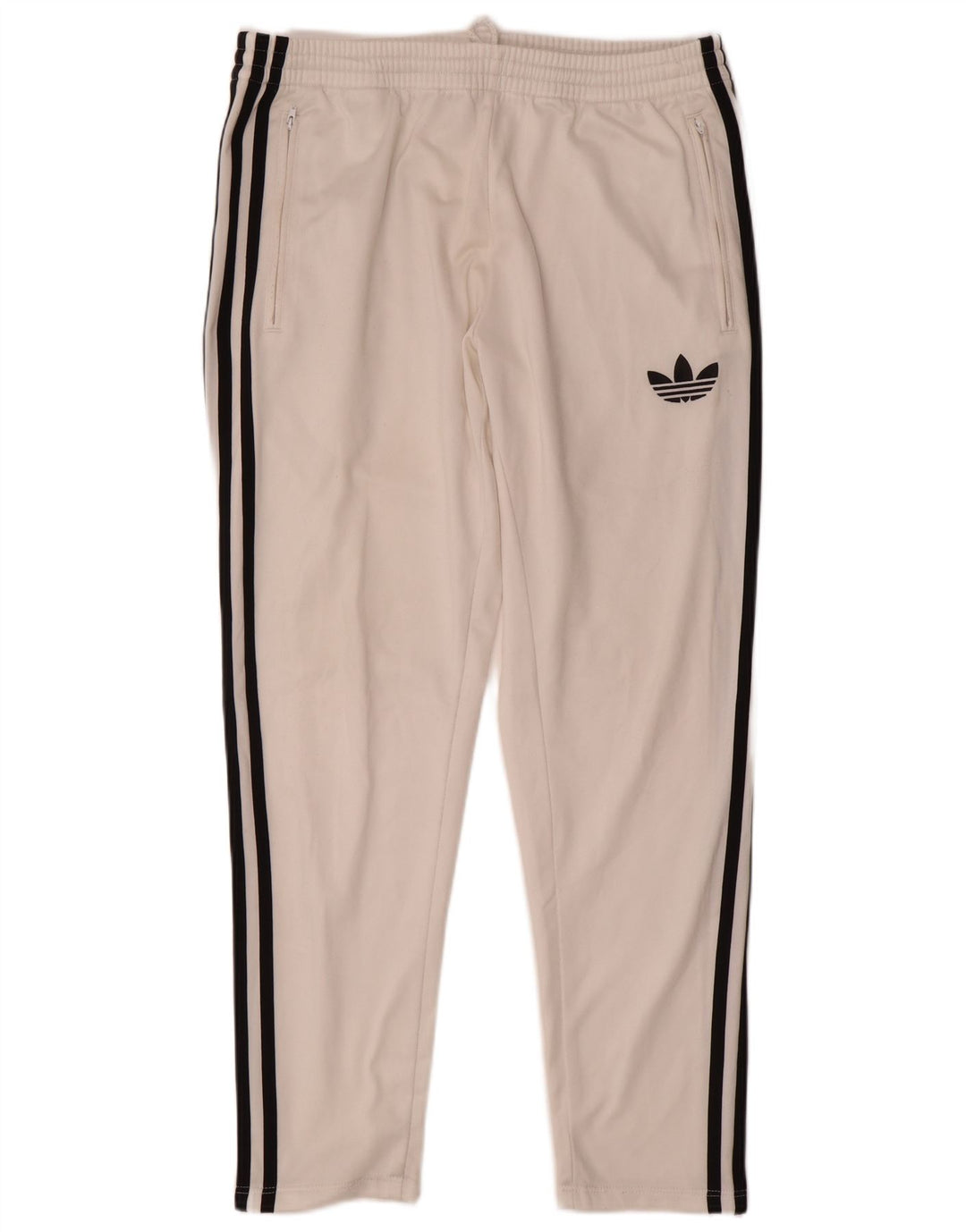 ADIDAS Mens Tracksuit Trousers Small  White Polyester