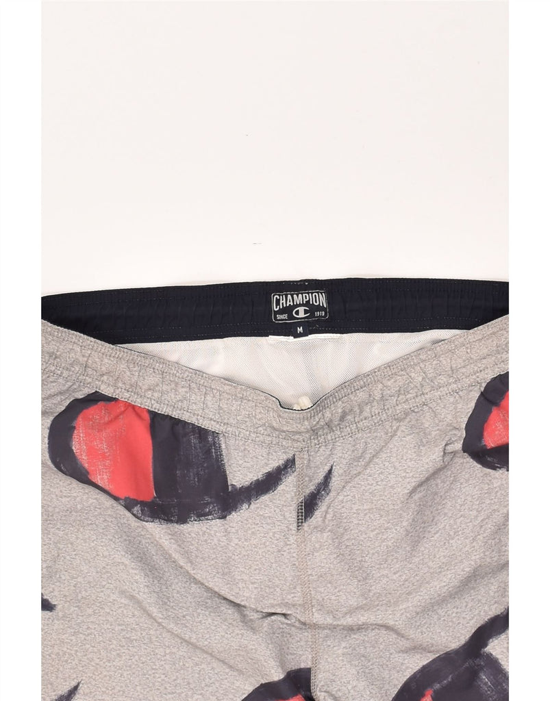 CHAMPION Mens Graphic Sport Shorts Medium Grey | Vintage Champion | Thrift | Second-Hand Champion | Used Clothing | Messina Hembry 