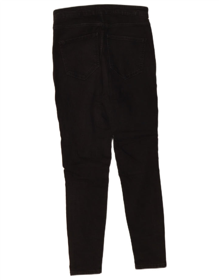 ZARA Womens Trafaluc High Waist Skinny Jeans EU 40 Medium W30 L27 Black