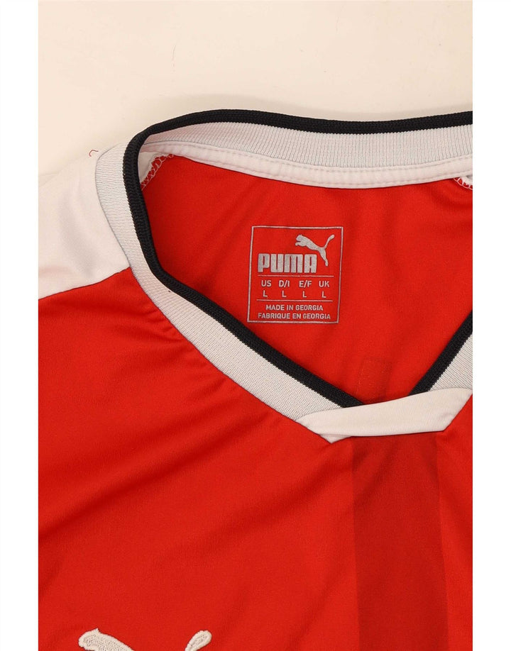 Puma Mens Arsenal Graphic T-Shirt Top Large Red