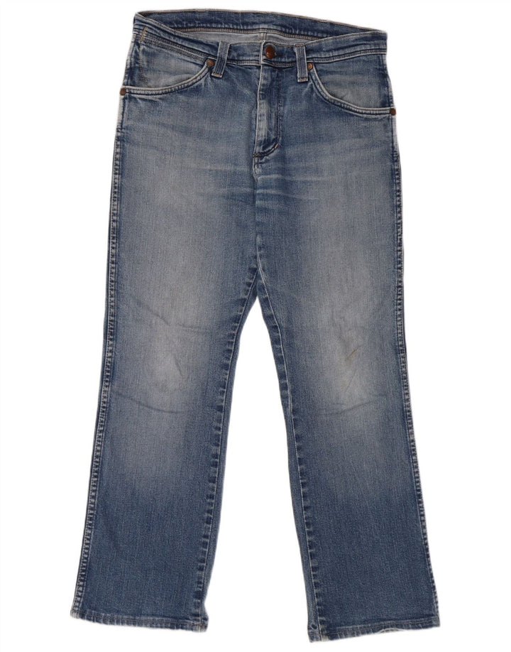 Wrangler Mens Alaska Straight Jeans W32 L28 Blue Cotton