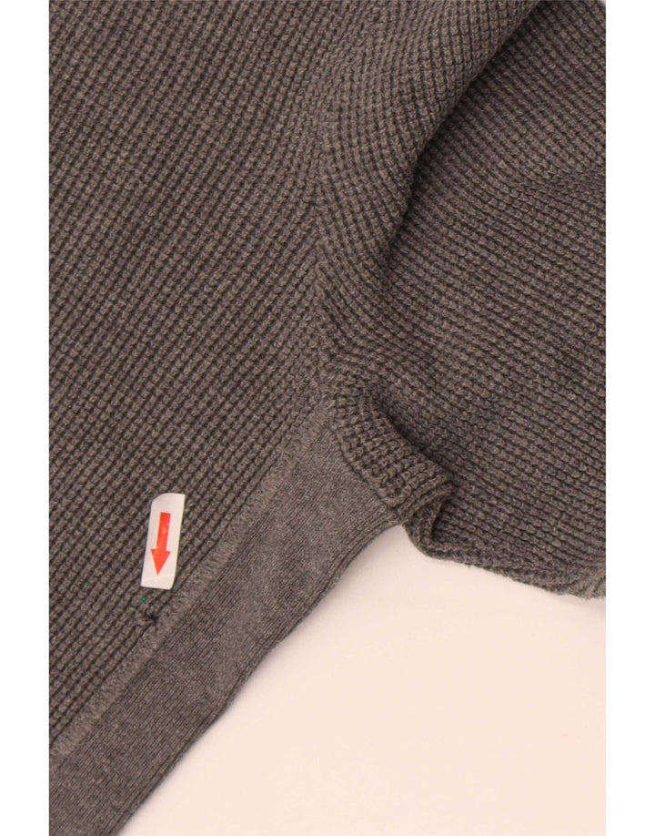 Gap Mens Crew Neck Jumper Sweater Large Grey Cotton
