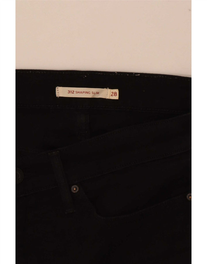 Levi's Womens 312 Shaping Slim Jeans W28 L31 Black