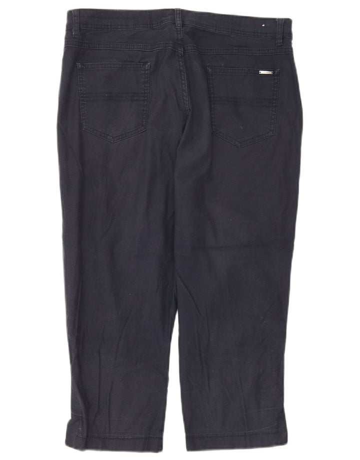 Vintage Womens Bermuda Chino Shorts W40 2XL Navy Blue