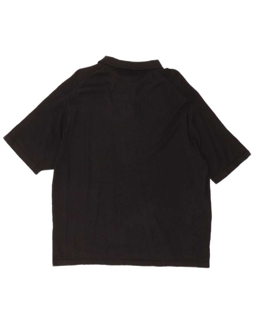 DOCKERS Mens Polo Shirt XL Black Silk