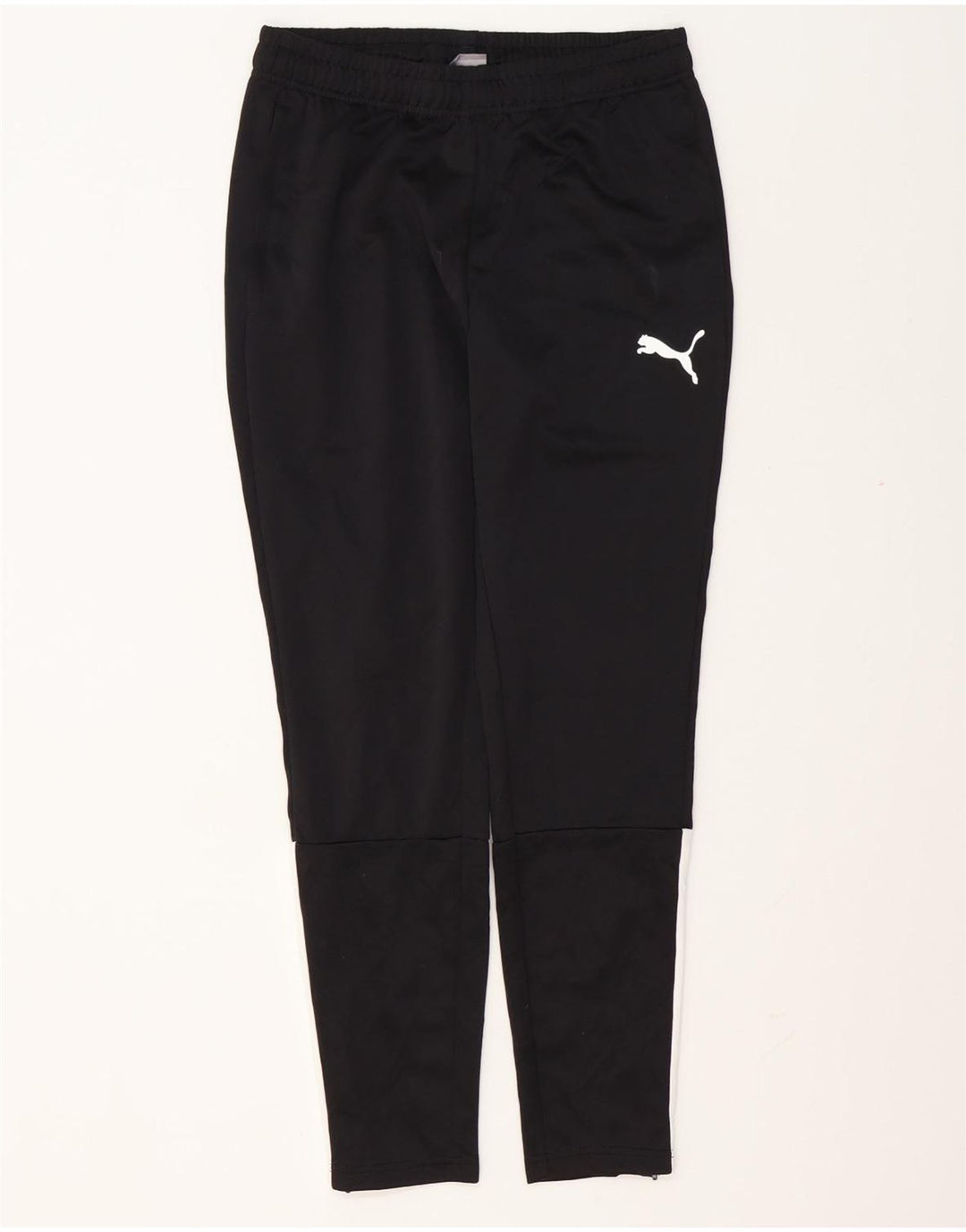 Puma Mens Tracksuit Trousers Medium  Black Colourblock Polyester
