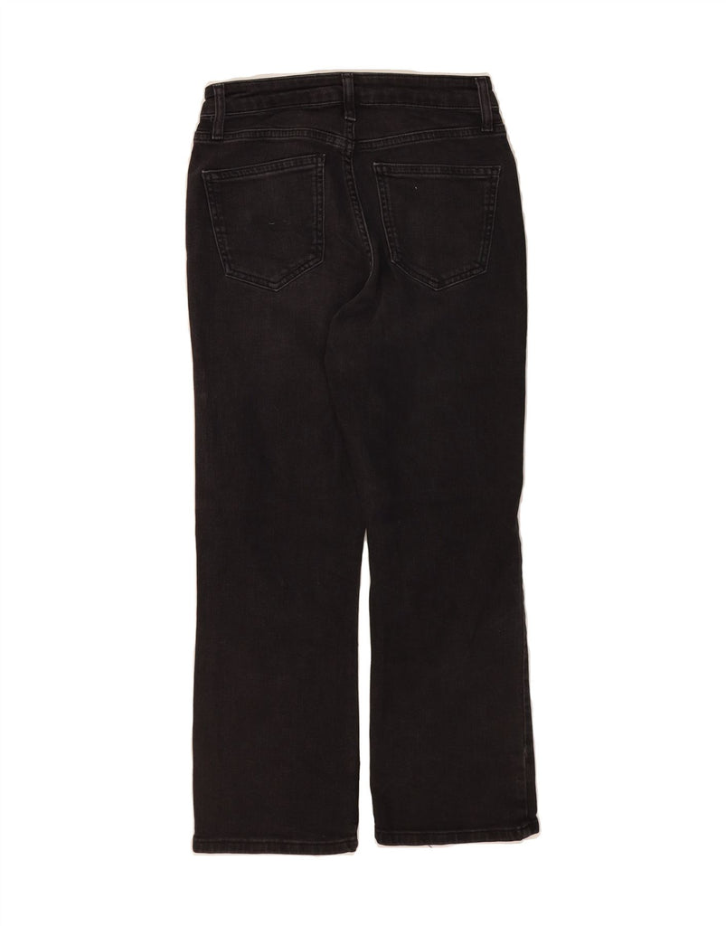 TOPSHOP Womens Straight Jeans W25 L24 Black Cotton Vintage Topshop and Second-Hand Topshop from Messina Hembry 