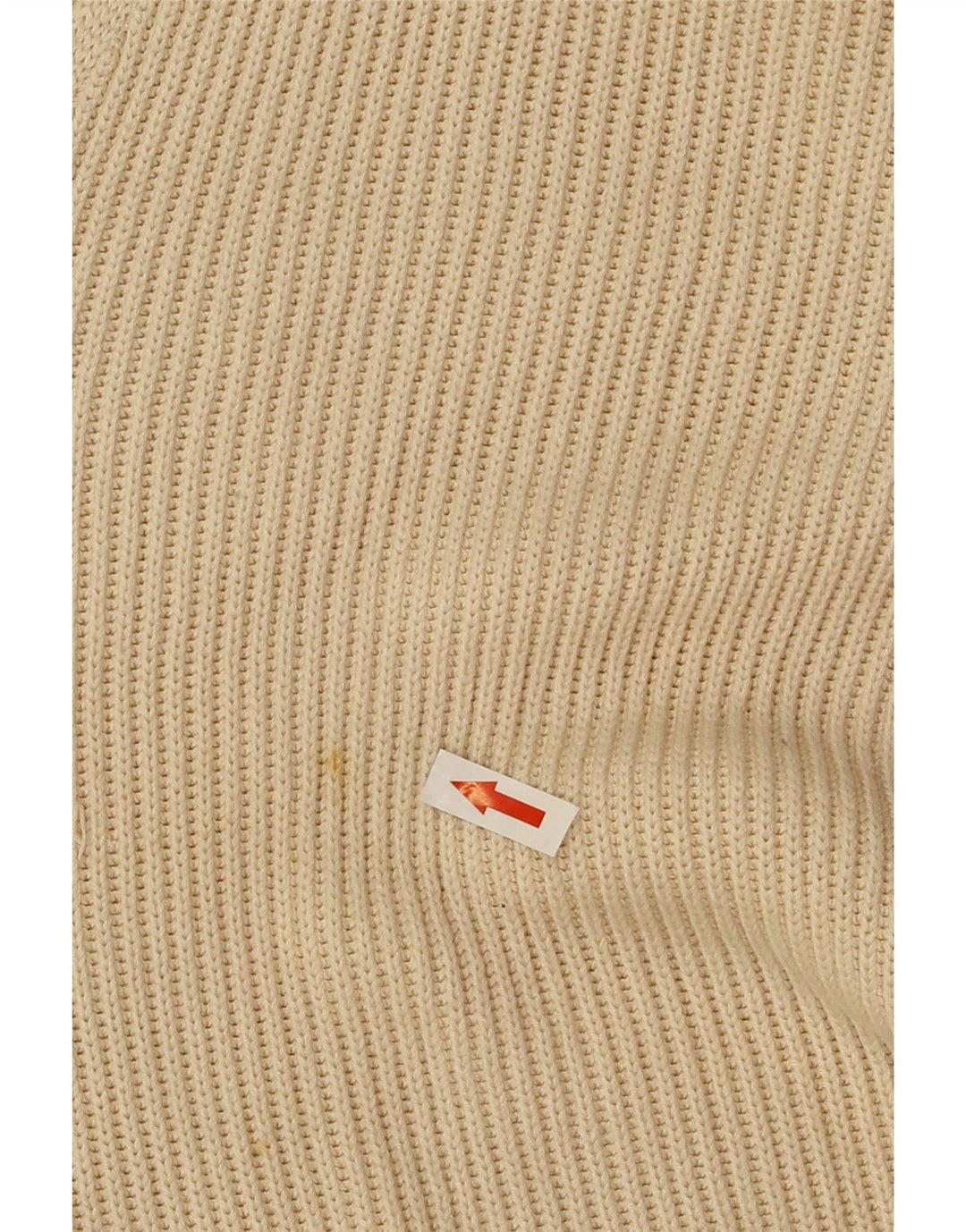 Stefanel Womens Oversized Cardigan Sweater UK 14 Medium Beige Viscose