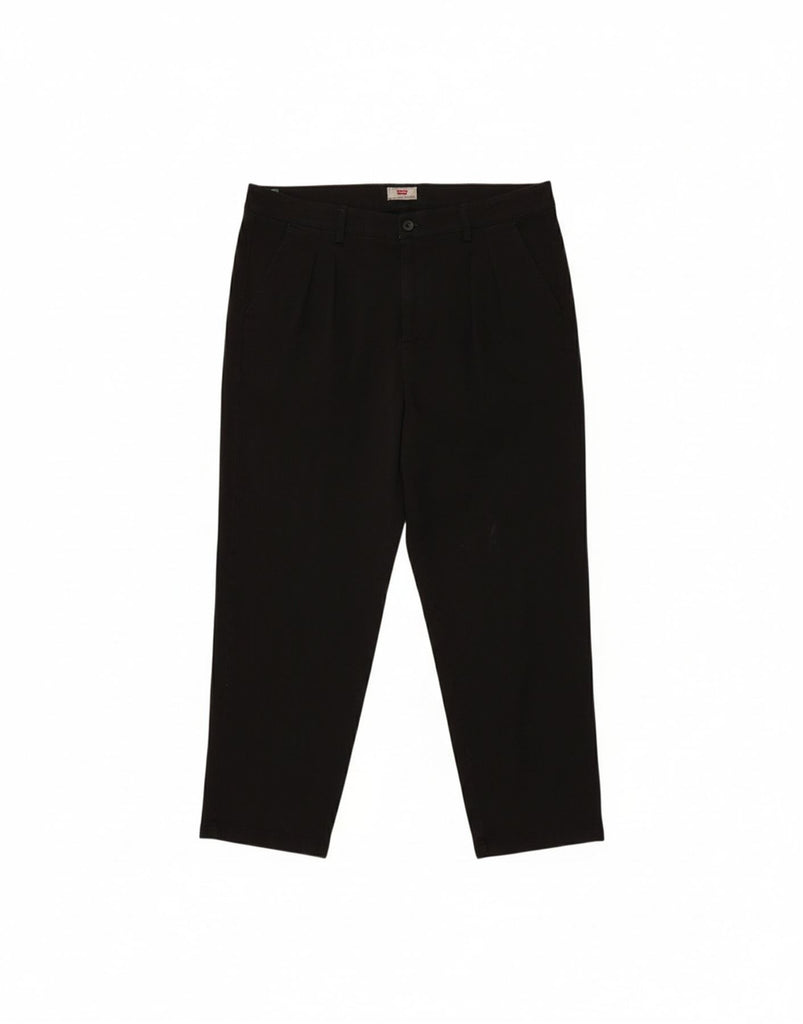 CARRERA Mens Anti Fit Pegged Chino Trousers IT 52 XL W36 L25 Black Cotton Vintage Carrera and Second-Hand Carrera from Messina Hembry 