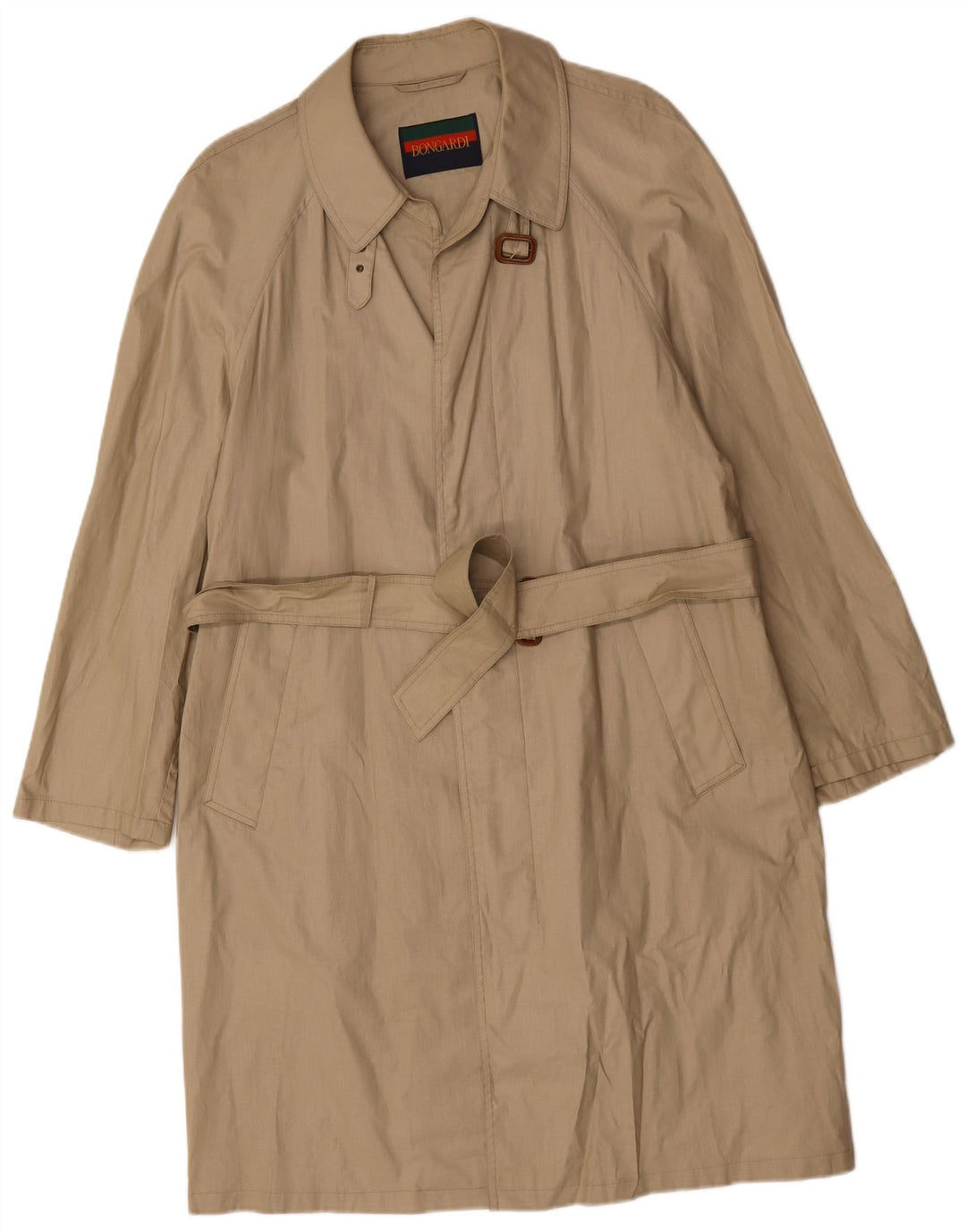 Bongardi Mens Trench Coat UK 38 Medium Beige