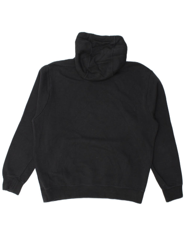 Nike Mens Graphic Loose Fit Hoodie Jumper Medium Black Cotton