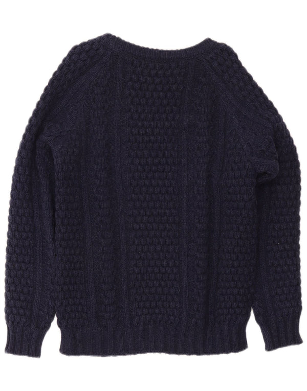 Les Copains Mens Regular Fit Crew Neck Jumper Sweater Small Navy Blue