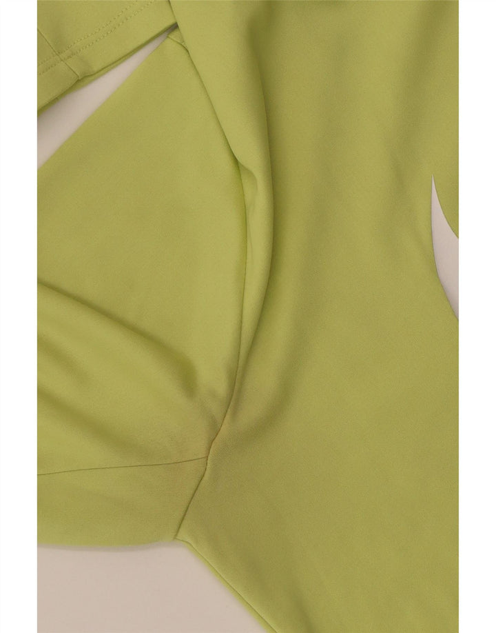 Nike Womens Dri Fit Graphic Pullover Tracksuit Top UK 14 Medium Green