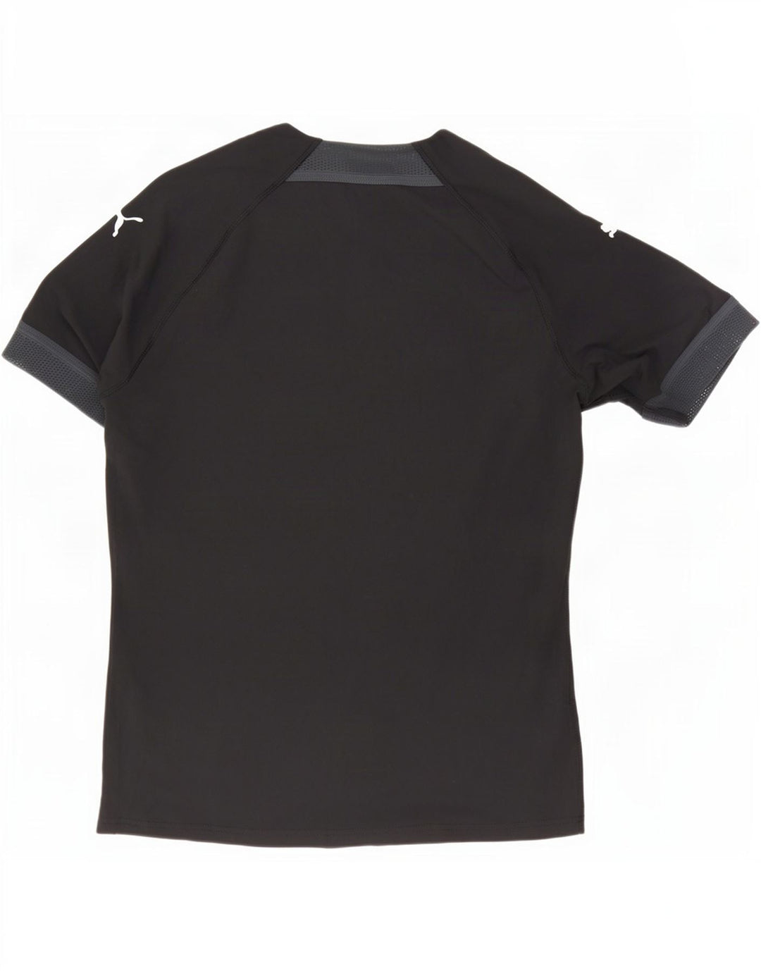 Puma Mens T-Shirt Top Medium Black Colourblock Polyester