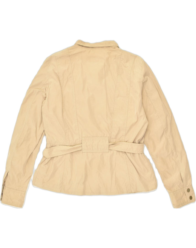 MASSIMO DUTTI Womens Utility Jacket UK 18 XL Beige Polyester | Vintage Massimo Dutti | Thrift | Second-Hand Massimo Dutti | Used Clothing | Messina Hembry 