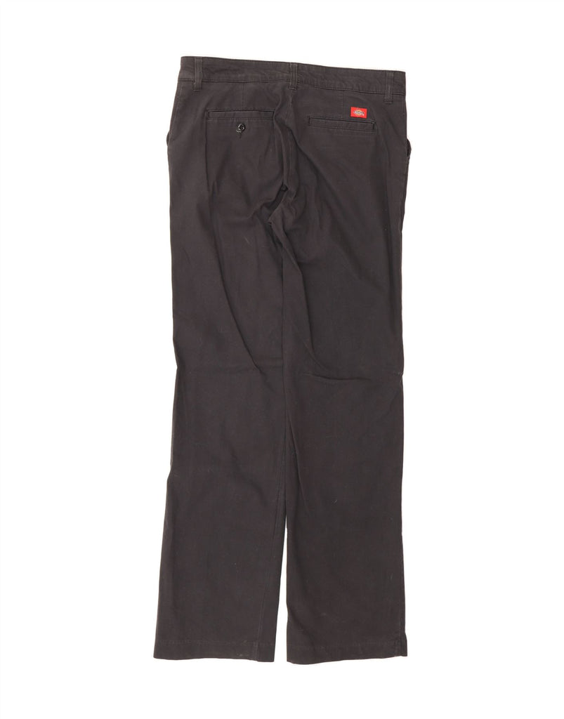 DICKIES Womens High Waist Straight Casual Trousers US 14 XL W32 L34 Black Vintage Dickies and Second-Hand Dickies from Messina Hembry 