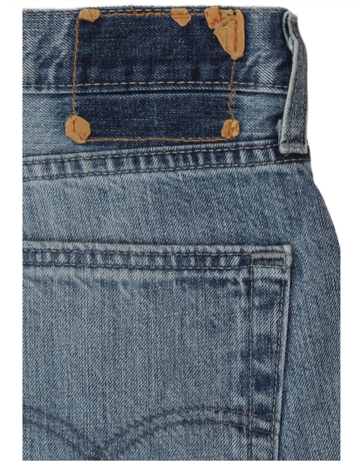 Levi's Mens Straight Jeans W36 L32 Blue Cotton
