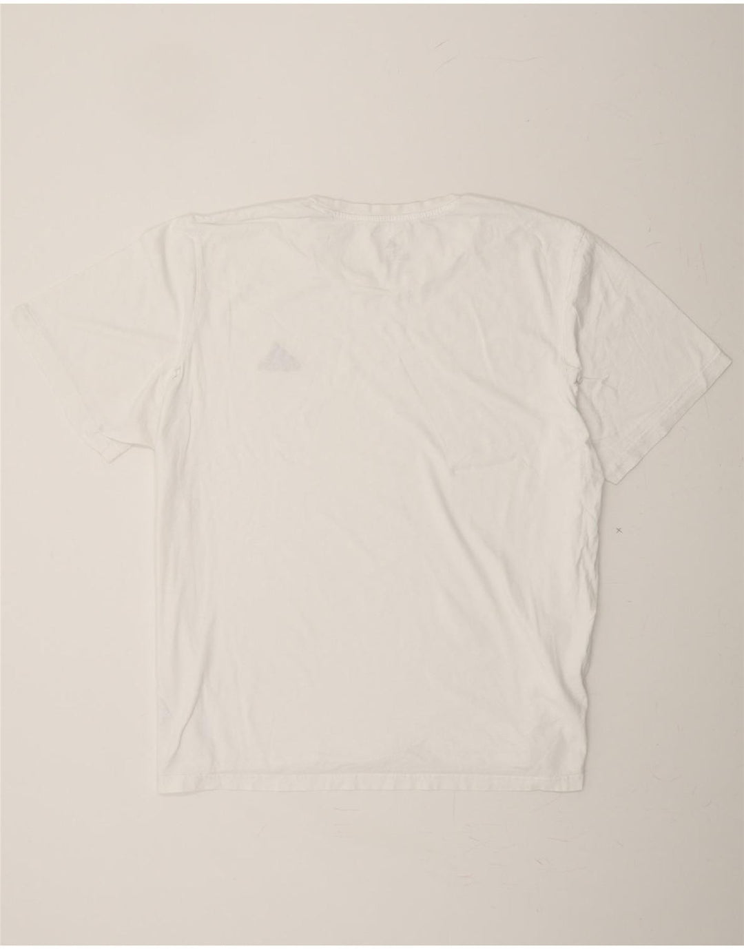 ADIDAS Mens T-Shirt Top 2XL White Cotton Vintage Adidas and Second-Hand Adidas from Messina Hembry 